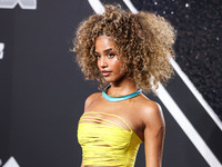 Tyla Laura Seethal wearing Area arrives at the 2024 MTV Video Music Awards held at UBS Arena on September 11, 2024 in Elmont, New York, Unit...