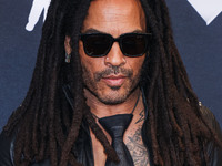 Lenny Kravitz, winner of the Best Rock award for 'Human' poses in the press room at the 2024 MTV Video Music Awards held at UBS Arena on Sep...