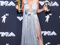 Katy Perry, recipient of the Michael Jackson Video Vanguard Award and winner of the VMAs Most Iconic Performance award for 'Roar' (2013, liv...