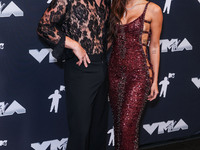 Benson Boone and Anitta pose in the press room at the 2024 MTV Video Music Awards held at UBS Arena on September 11, 2024 in Elmont, New Yor...