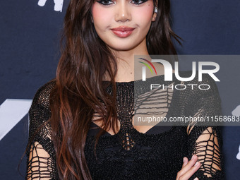 Lisa (Lalisa Manobal) of Blackpink poses in the press room at the 2024 MTV Video Music Awards held at UBS Arena on September 11, 2024 in Elm...