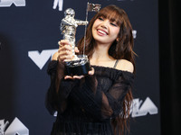 Lisa (Lalisa Manobal) of Blackpink, winner of the Best K-Pop award for 'Rockstar' poses in the press room at the 2024 MTV Video Music Awards...