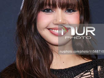 Lisa (Lalisa Manobal) of Blackpink poses in the press room at the 2024 MTV Video Music Awards held at UBS Arena on September 11, 2024 in Elm...