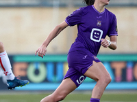 Amelie Delabre of Anderlecht is in action during the UEFA Women's Champions League First qualifying round, Semi-finals CP-Group 4 soccer mat...