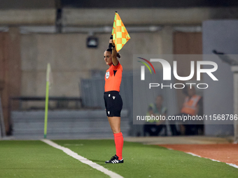 UEFA appoints match assistant referee Giulia Tempestilli during the UEFA Women's Champions League First qualifying round, Semi-finals CP-Gro...