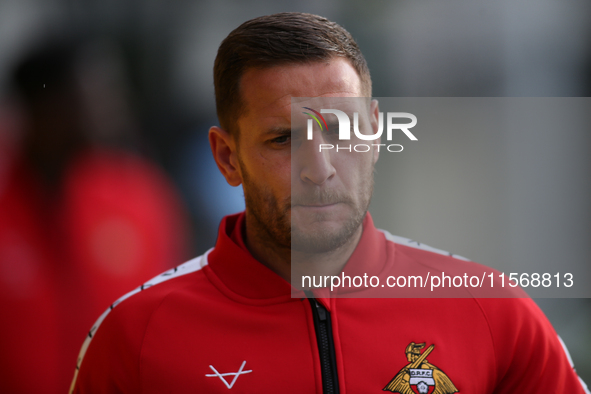 Billy Sharp of Doncaster Rovers during the Sky Bet League 2 match between Harrogate Town and Doncaster Rovers at Wetherby Road in Harrogate,...