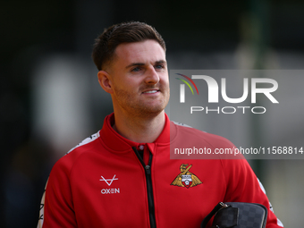 Doncaster Rovers goalkeeper Ian Lawlor during the Sky Bet League 2 match between Harrogate Town and Doncaster Rovers at Wetherby Road in Har...