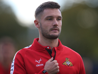 Luke Molyneux of Doncaster Rovers during the Sky Bet League 2 match between Harrogate Town and Doncaster Rovers at Wetherby Road in Harrogat...