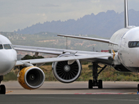 Air Canada Boeing 777-333(ER) with special Go Canada Go livery flies members of the Olympic and Paralympic teams to the Paris Games and carr...