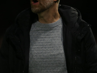 Harrogate Town Manager Simon Weaver during the Sky Bet League 2 match between Harrogate Town and Doncaster Rovers at Wetherby Road in Harrog...