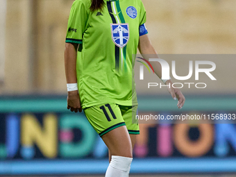 Tatjana Osmajic of Breznica during the UEFA Women's Champions League First qualifying round, Semi-finals CP-Group 4 soccer match between Bre...