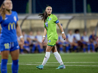 Tatjana Osmajic of Breznica during the UEFA Women's Champions League First qualifying round, Semi-finals CP-Group 4 soccer match between Bre...