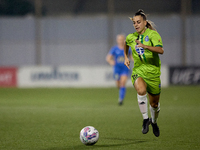 Milijana Pavlovic of Breznica is in action during the UEFA Women's Champions League First qualifying round, Semi-finals CP-Group 4 soccer ma...