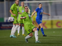 Enida Bosnjak of Breznica is in action during the UEFA Women's Champions League First qualifying round, Semi-finals CP-Group 4 soccer match...