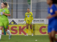 Svetlana Milicic, goalkeeper of Breznica, during the UEFA Women's Champions League First qualifying round, Semi-finals CP-Group 4 soccer mat...