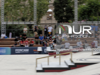 Miyuu Ito from Japan competes during the World Skate Games in Rome, Italy, on September 12, 2024. (