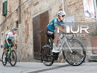 Aznar Vijuesca during the 72nd Tour of Tuscany, Coppa Sabatini, in Peccioli, Italy, on September 12, 2024. (