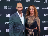 Rafael Mormer and Jessica Elbaum attend the premiere of ''Will & Harper'' during the 2024 Toronto International Film Festival at Roy Thomson...