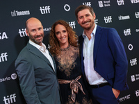 Rafael Mormer, Jessica Elbaum, and Chris Leggett attend the premiere of ''Will & Harper'' during the 2024 Toronto International Film Festiva...