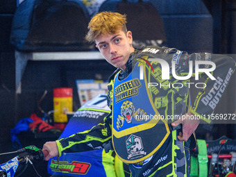 Sheffield Tiger Cubs' Ace Pijper during the WSRA National Development League match between Sheffield Tiger Cubs and Belle Vue Colts at Owler...