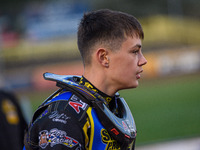 Jamie Etherington of the Sheffield Tiger Cubs during the WSRA National Development League match between the Sheffield Tiger Cubs and the Bel...