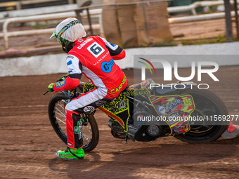 Belle Vue Colts' William Cairns is in action during the WSRA National Development League match between Sheffield Tiger Cubs and Belle Vue Co...