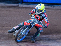 Belle Vue Colts' Jack Shimelt is in action during the WSRA National Development League match between Sheffield Tiger Cubs and Belle Vue Colt...