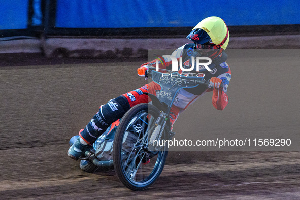 Belle Vue Colts' Freddy Hodder is in action during the WSRA National Development League match between Sheffield Tiger Cubs and Belle Vue Col...