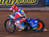 Sheffield Tiger Cubs' Stene Pijper is in action during the WSRA National Development League match between Sheffield Tiger Cubs and Belle Vue...