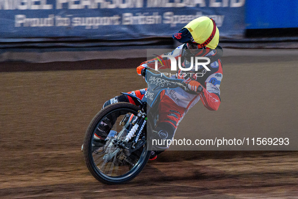 Belle Vue Colts' Freddy Hodder is in action during the WSRA National Development League match between Sheffield Tiger Cubs and Belle Vue Col...