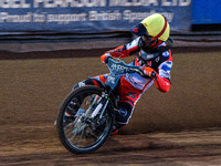 Belle Vue Colts' Freddy Hodder is in action during the WSRA National Development League match between Sheffield Tiger Cubs and Belle Vue Col...