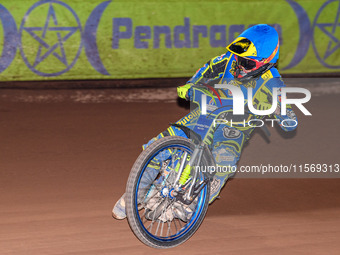 Kean Dicken of the Sheffield Tiger Cubs competes during the WSRA National Development League match between Sheffield Tiger Cubs and Belle Vu...