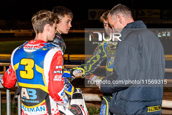 (Left to right) Sheffield Tiger Cubs' Stene Pijper, Sheffield Tiger Cubs' Jamie Etherington, Sheffield Tiger Cubs' Ace Pijper, and Sheffield...