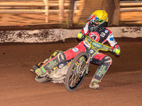 Belle Vue Colts' William Cairns is in action during the WSRA National Development League match between Sheffield Tiger Cubs and Belle Vue Co...