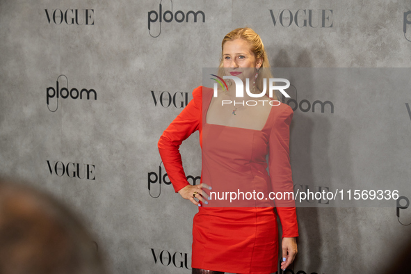 Desiree Vila attends a photocall for Vogue Fashion's Night Out 2024 in Madrid, Spain, on September 13, 2024. 