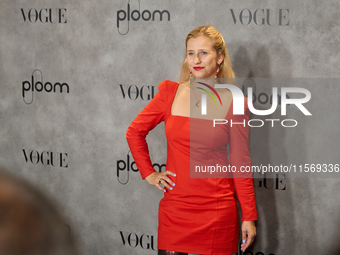 Desiree Vila attends a photocall for Vogue Fashion's Night Out 2024 in Madrid, Spain, on September 13, 2024. (