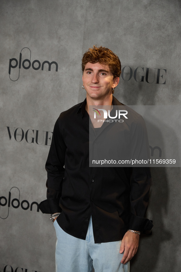 In Madrid, Spain, on September 13, 2024, Carlitos attends the Photocall for Vogue Fashion's Night Out 2024. 