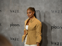 Nia Correia attends the photocall for Vogue Fashion's Night Out 2024 in Madrid, Spain, on September 13, 2024. (