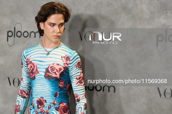 Luca Lozano attends the photocall for Vogue Fashion's Night Out 2024 in Madrid, Spain, on September 13, 2024. 