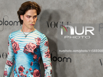 Luca Lozano attends the photocall for Vogue Fashion's Night Out 2024 in Madrid, Spain, on September 13, 2024. (