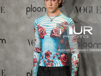 Luca Lozano attends the photocall for Vogue Fashion's Night Out 2024 in Madrid, Spain, on September 13, 2024. (