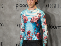 Luca Lozano attends the photocall for Vogue Fashion's Night Out 2024 in Madrid, Spain, on September 13, 2024. (