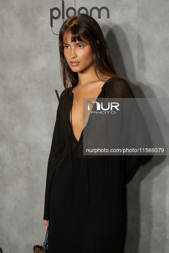 Gabriela Sevillano attends a photocall for Vogue Fashion's Night Out 2024 in Madrid, Spain, on September 13, 2024. 