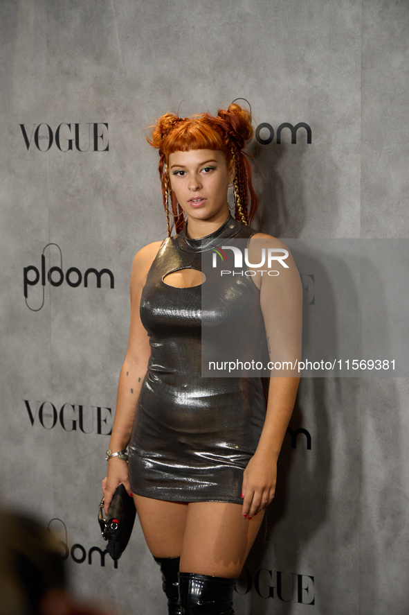 Dora attends a photocall for Vogue Fashion's Night Out 2024 in Madrid, Spain, on September 13, 2024. 