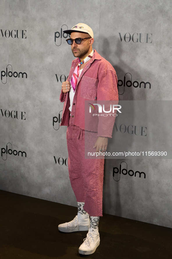 Nil Moliner attends a photocall for Vogue Fashion's Night Out 2024 in Madrid, Spain, on September 13, 2024. 