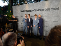 Veintiuno Photocall at Vogue Fashion's Night Out 2024 in Madrid, Spain, on September 13, 2024 (