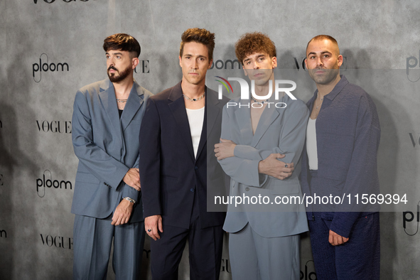 Veintiuno Photocall at Vogue Fashion's Night Out 2024 in Madrid, Spain, on September 13, 2024 