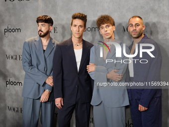 Veintiuno Photocall at Vogue Fashion's Night Out 2024 in Madrid, Spain, on September 13, 2024 (