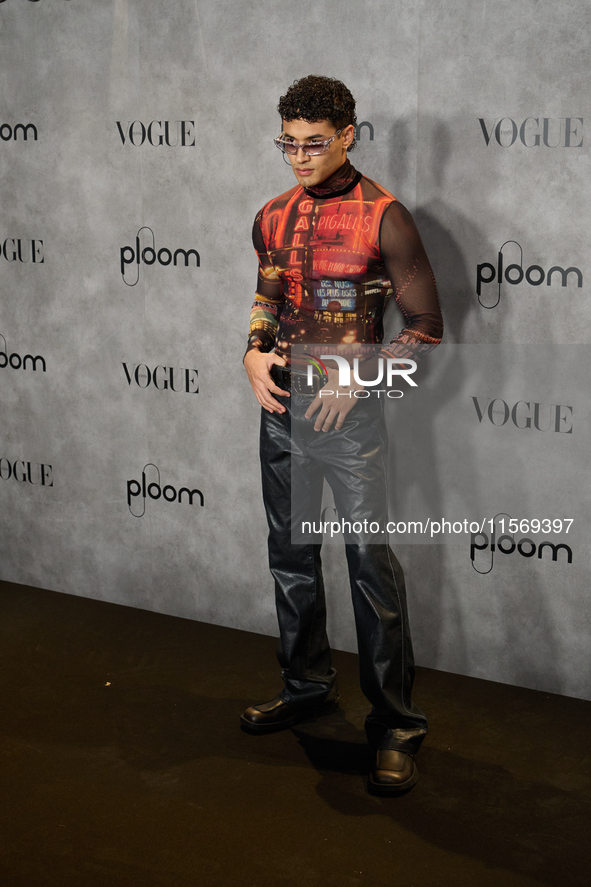 Felipe Londono attends a photocall for Vogue Fashion's Night Out 2024 in Madrid, Spain, on September 13, 2024. 