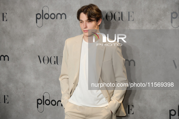 David Jimenez attends a photocall for Vogue Fashion's Night Out 2024 in Madrid, Spain, on September 13, 2024. 